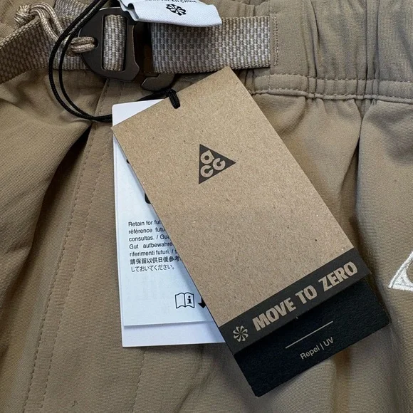 Nike ACG Olive/Tan Outdoor Belted Pants - Picture 6 of 6